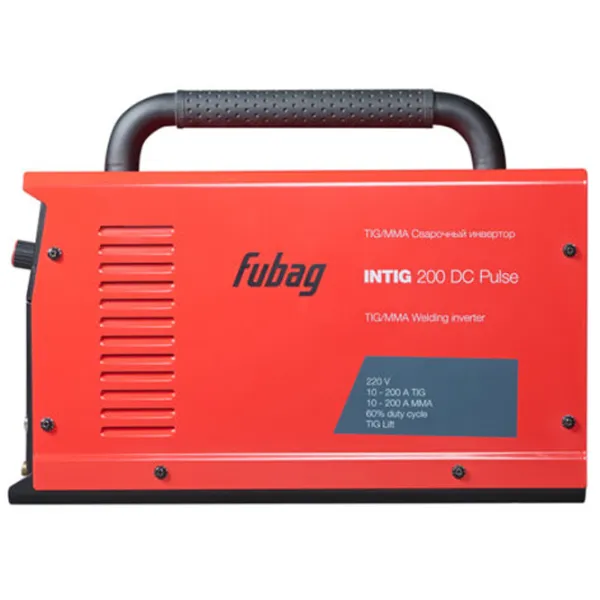 Aparat de sudat Fubag INTIG 200 DC PULSE 220 V cu electrod (MMA), cu gaz inert (TIG)/ Red photo 3
