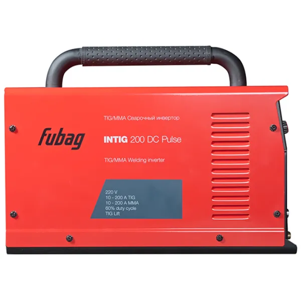 Aparat de sudat Fubag INTIG 200 DC PULSE 220 V cu electrod (MMA), cu gaz inert (TIG)/ Red photo 4
