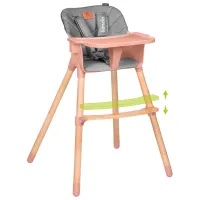 Scaun de masă Lionelo Koen (933-004) Transformer/ 6 luni / Pink photo 3