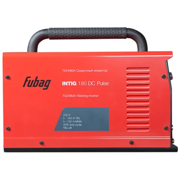 Сварочный аппарат Fubag INTIG 180 DC PULSE 220 В ручная дуговая (MMA), аргонно дуговая (TIG)/ Красный photo 2