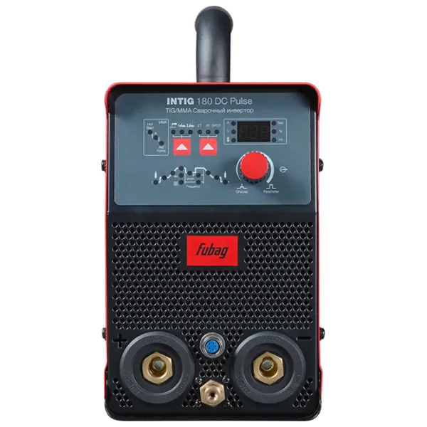 Сварочный аппарат Fubag INTIG 180 DC PULSE 220 В ручная дуговая (MMA), аргонно дуговая (TIG)/ Красный photo 3