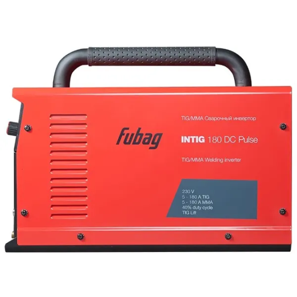 Сварочный аппарат Fubag INTIG 180 DC PULSE 220 В ручная дуговая (MMA), аргонно дуговая (TIG)/ Красный photo 4