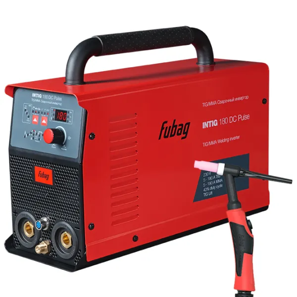 Сварочный аппарат Fubag INTIG 180 DC PULSE 220 В ручная дуговая (MMA), аргонно дуговая (TIG)/ Красный photo 6