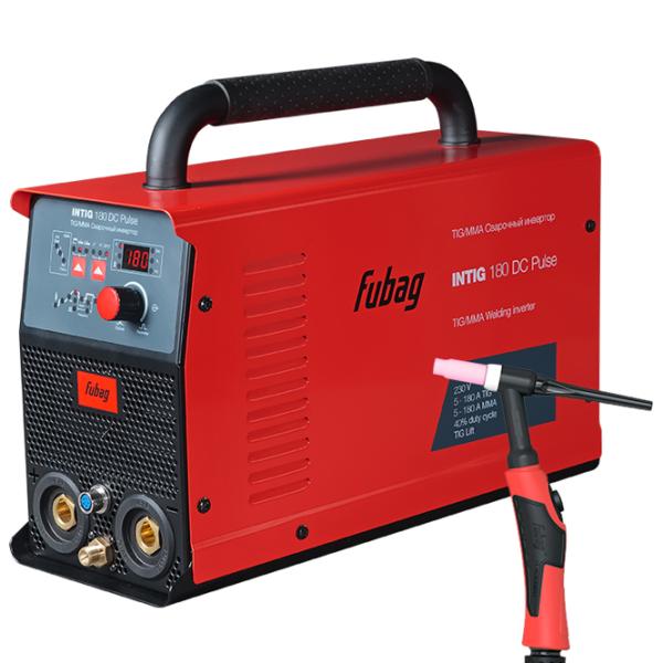Сварочный аппарат Fubag INTIG 180 DC PULSE 220 В ручная дуговая (MMA), аргонно дуговая (TIG)/ Красный photo 6