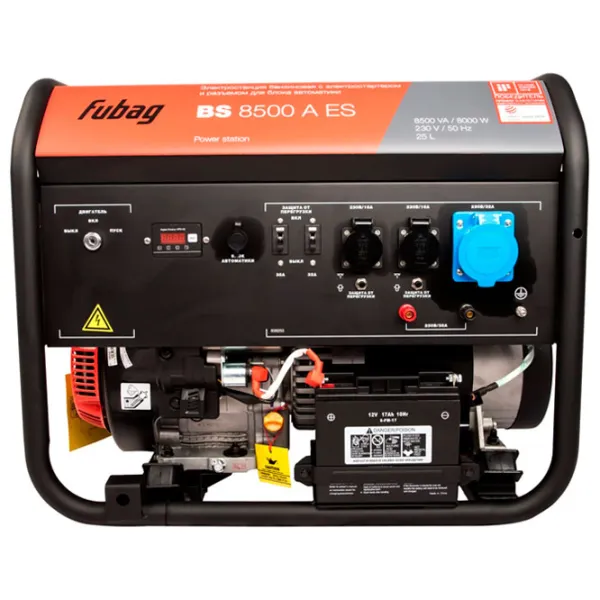 Генератор Fubag BS8500AES 230 В Бензин/ 8 кВт photo 3 Генератор Fubag BS8500AES 230 В Бензин/ 8 кВт photo 3