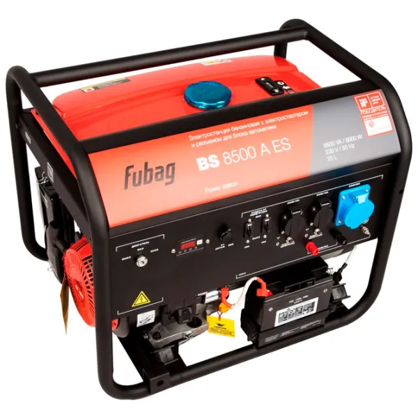 Генератор Fubag BS8500AES 230 В Бензин/ 8 кВт photo 4 Генератор Fubag BS8500AES 230 В Бензин/ 8 кВт photo 4