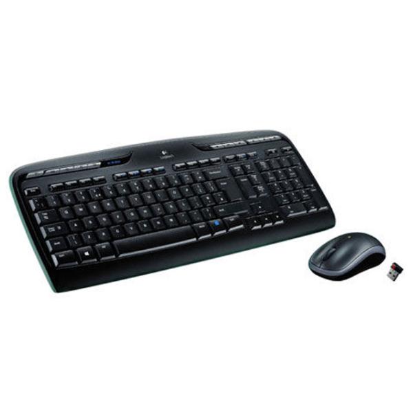 Клавиатура и Мышь Logitech Desktop MK330 Беспроводные / Черный photo 2