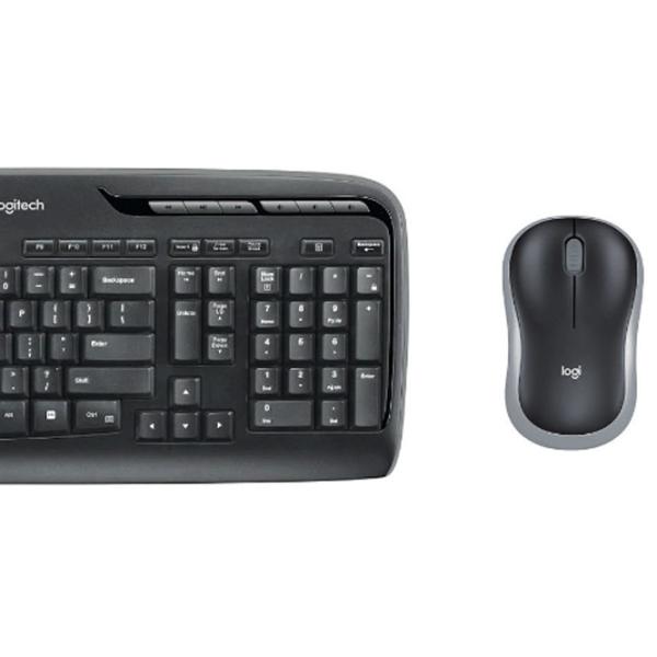 Клавиатура и Мышь Logitech Desktop MK330 Беспроводные / Черный photo 5