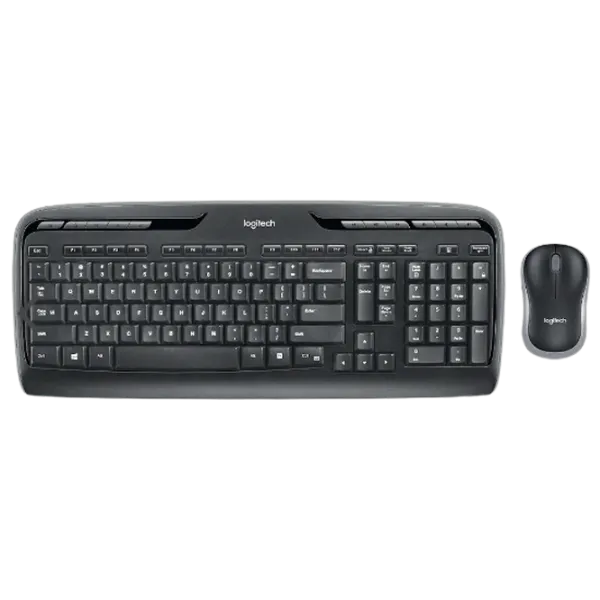 Клавиатура и Мышь Logitech Desktop MK330 Беспроводные / Черный photo 9