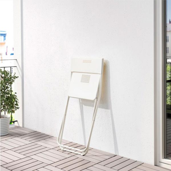 Scaun de grădină Ikea Fejan Plastic/ Plastic/ White photo 2