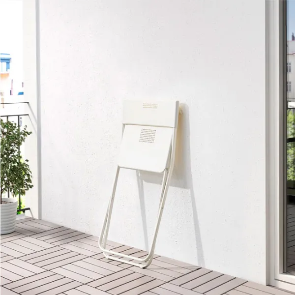 Scaun de grădină Ikea Fejan Plastic/ Plastic/ White photo 3