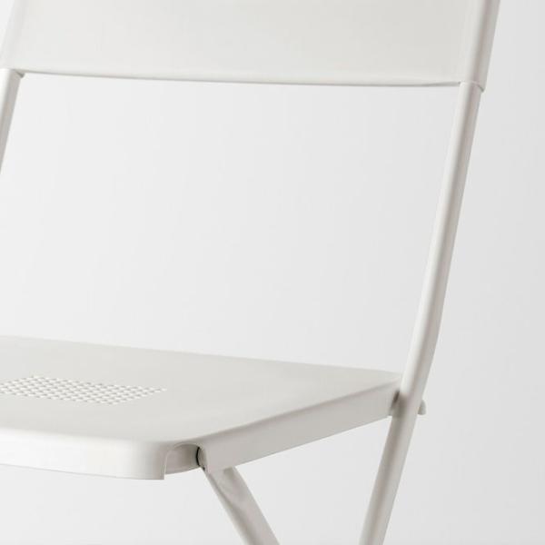 Scaun de grădină Ikea Fejan Plastic/ Plastic/ White photo 4