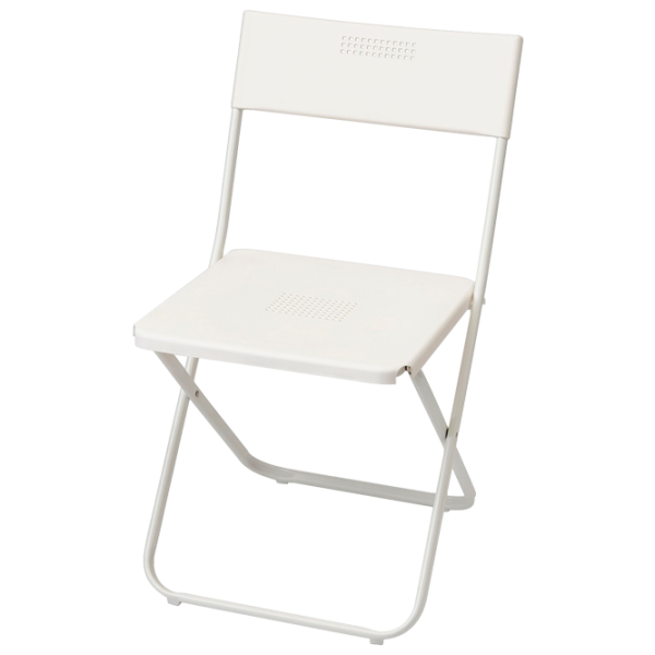Scaun de grădină Ikea Fejan Plastic/ Plastic/ White photo 6