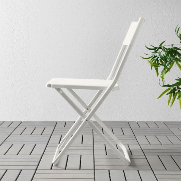 Scaun de grădină Ikea Fejan Plastic/ Plastic/ White photo 8