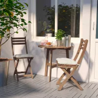Садовый стул Ikea Askholmen Дерево/ Дерево/ Светло-коричневый photo 2