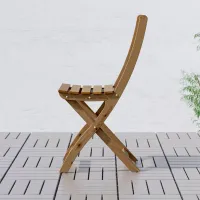 Садовый стул Ikea Askholmen Дерево/ Дерево/ Светло-коричневый photo 4