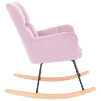 Fotoliu balansoar living Tempo Kondela Kemaro Pink photo 2