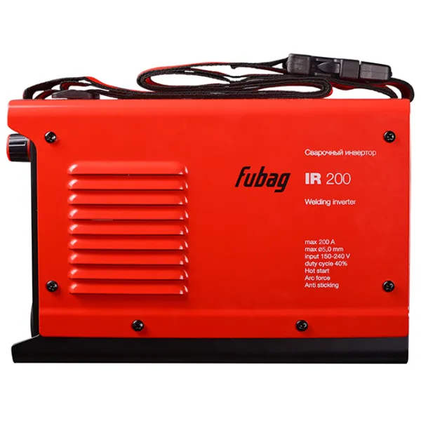 Сварочный аппарат Fubag IR 200 220 В ручная дуговая (MMA)/ Красный photo 4