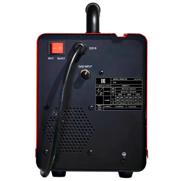 Aparat de sudat Fubag IRMIG 200 220 V semiautomat (MIG/ MAG)/ Red photo 4