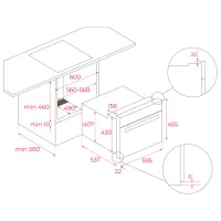 Cuptor încorporabil Teka HLC 844 C 3400 W/ Black photo 3