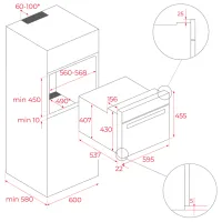 Cuptor încorporabil Teka HLC 8440 C BK 3400 W/ Black photo 4