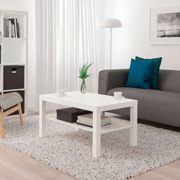 Măsuță de cafea Ikea Lack White photo 2