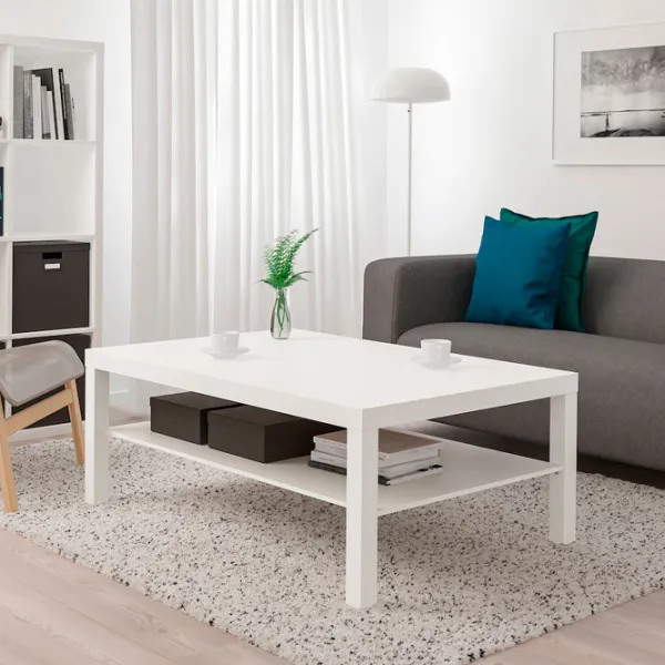 Măsuță de cafea Ikea Lack 118 - 78 White photo 2