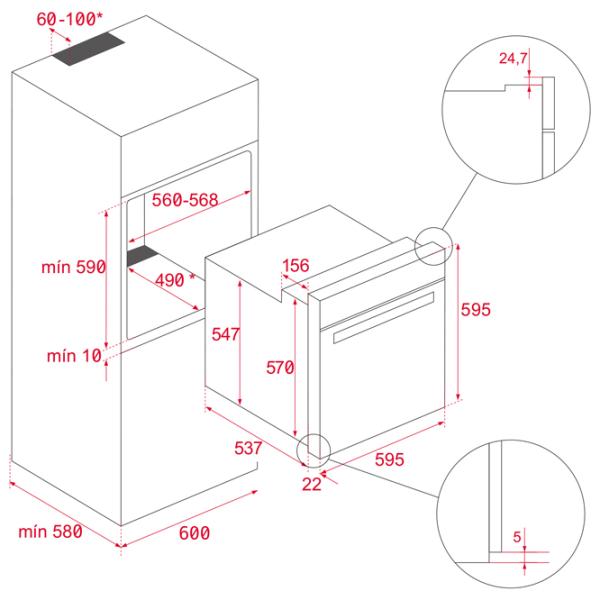 Cuptor încorporabil Teka HLB 8600 WH 3215 W/ White photo 4 Cuptor încorporabil Teka HLB 8600 WH 3215 W/ White photo 4