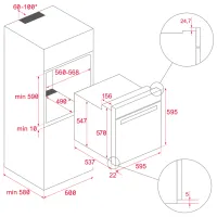 Cuptor încorporabil Teka HLB 8600 WH 3215 W/ White photo 4