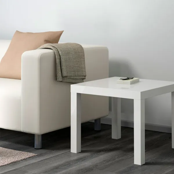 Журнальный столик Ikea Lack 55 - 55 Белый photo 2