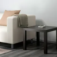 Журнальный столик Ikea Lack 55 - 55 Черный photo 2