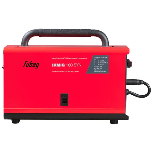 Aparat de sudat Fubag IRMIG 160 SYN 220 V ММА+MIG+MAG+TIG/ Red photo 5