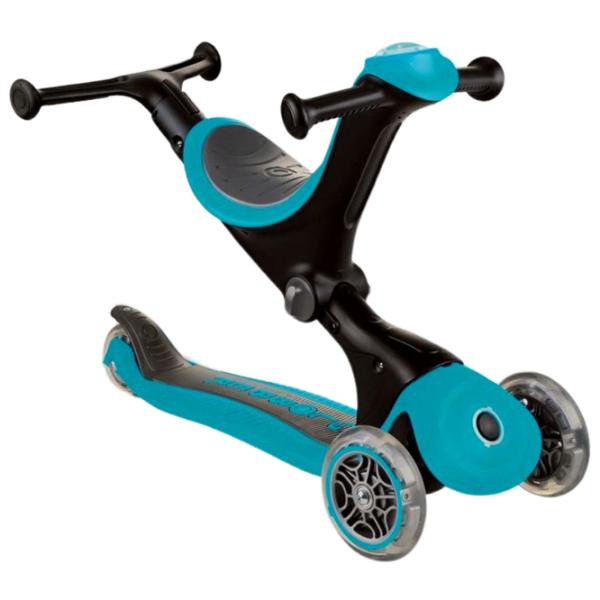 Trotinetă pentru copii cu trei roți Globber Go Up Deluxe (7234-003) 50 kg/ Teal photo 2 Trotinetă pentru copii cu trei roți Globber Go Up Deluxe (7234-003) 50 kg/ Teal photo 2