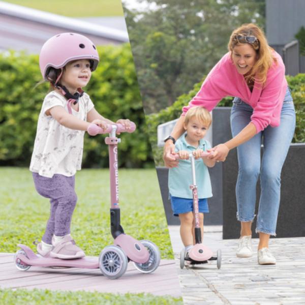 Trotinetă pentru copii cu trei roți Globber Go Up Foldable Plus (7235-001) 50 kg/ Pink photo 8 Trotinetă pentru copii cu trei roți Globber Go Up Foldable Plus (7235-001) 50 kg/ Pink photo 8