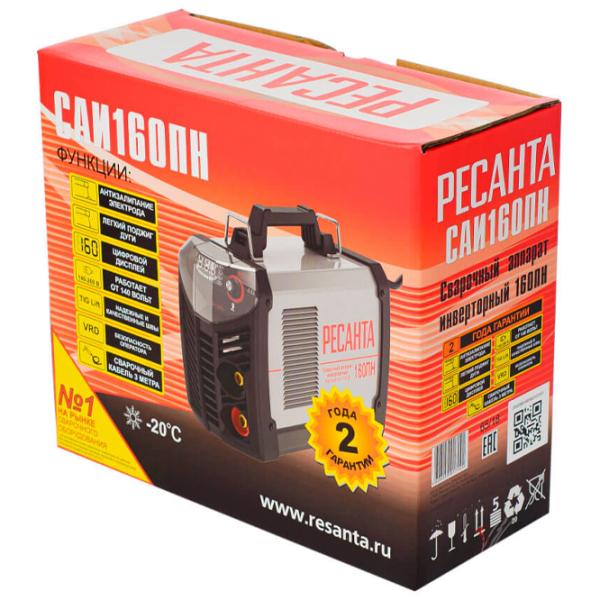 Aparat de sudat Resanta САИ-160ПН 220 V cu electrod (MMA)/ Gray photo 12