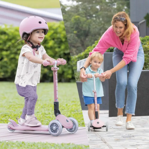Trotinetă pentru copii cu trei roți Globber Go Up Foldable Plus (7235-003) 50 kg/ Pink photo 7 Trotinetă pentru copii cu trei roți Globber Go Up Foldable Plus (7235-003) 50 kg/ Pink photo 7