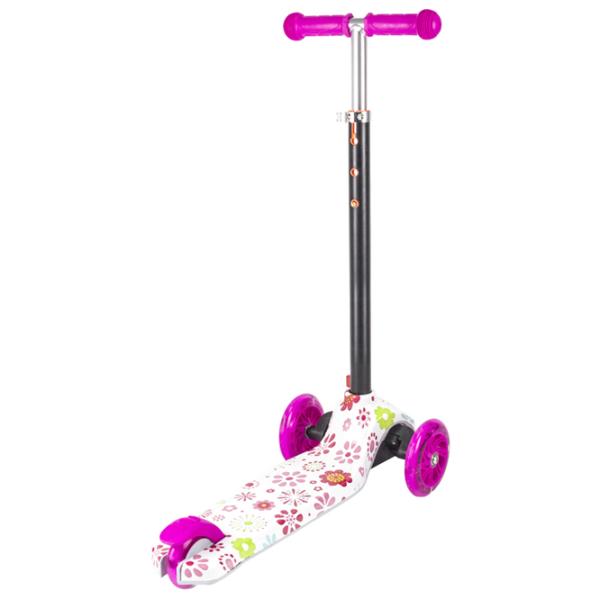 Trotinetă pentru copii cu trei roți Lorelli Yuppee (10390100016) 50 kg/ Pink photo 2