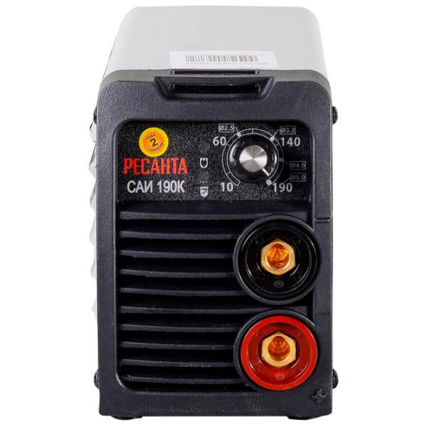 Aparat de sudat Resanta САИ-190K 220 V cu electrod (MMA) / Gray photo 3