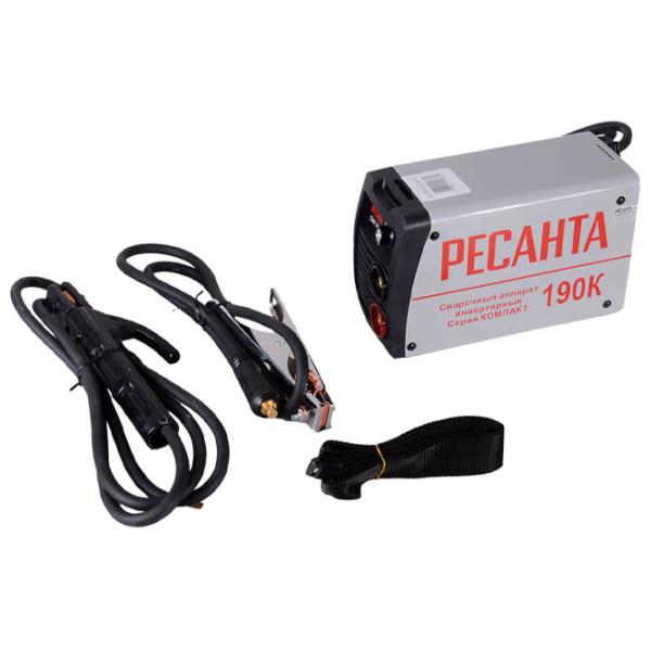 Aparat de sudat Resanta САИ-190K 220 V cu electrod (MMA) / Gray photo 5