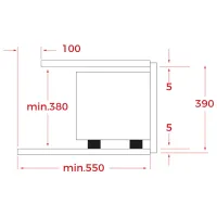 Cuptor cu microunde Teka ML 8200 BIS BK Încorporabil / 700 W / Black photo 5