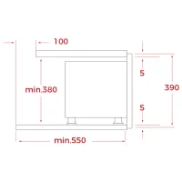Cuptor cu microunde Teka ML 82-G1 BIS L Încorporabil/ 850 W/ Black photo 8