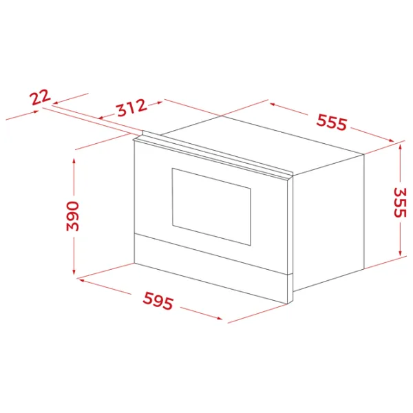 Cuptor cu microunde Teka ML 8220 BIS L WH Încorporabil/ 850 W/ White photo 7