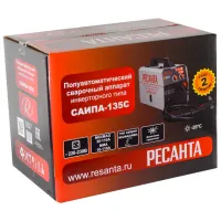 Сварочный аппарат Resanta САИПА-135C 230 В полуавтоматическая (MIG/ MAG)/ Серый photo 7