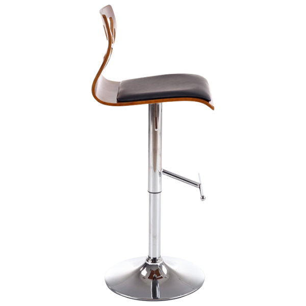 Scaun de bar Halmar H34 Piele artificială/ Oțel/ Nut photo 3
