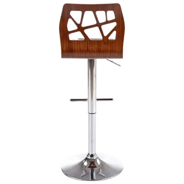 Scaun de bar Halmar H34 Piele artificială/ Oțel/ Nut photo 4