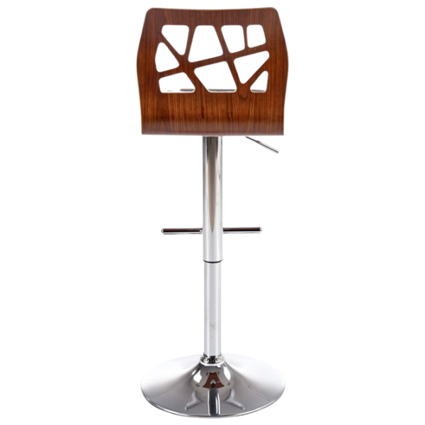 Scaun de bar Halmar H34 Piele artificială/ Oțel/ Nut photo 4