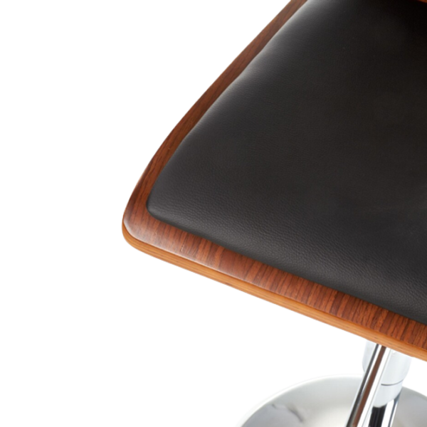 Scaun de bar Halmar H34 Piele artificială/ Oțel/ Nut photo 5
