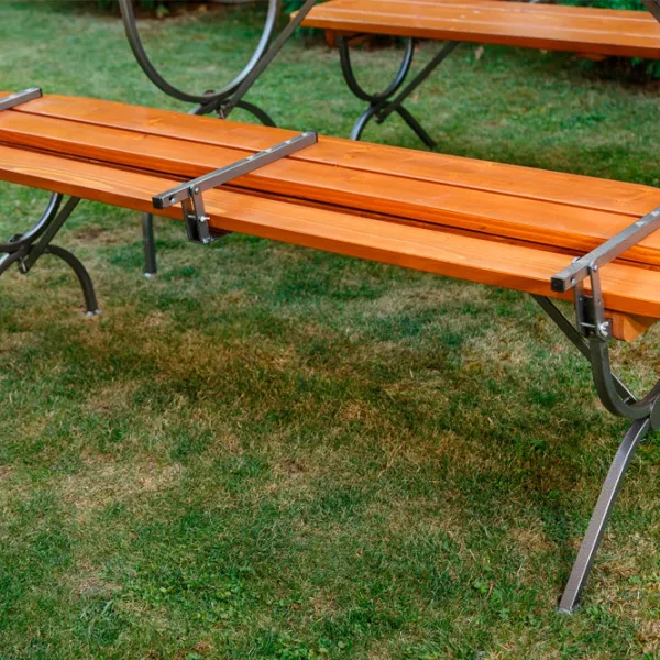 Набор мебели для террасы Mobilaiud Linz Металл/ Дерево/ Дерево/ Коричневый photo 3 Набор мебели для террасы Mobilaiud Linz Металл/ Дерево/ Дерево/ Коричневый photo 3