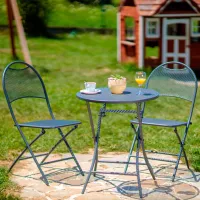 Set mobilă terasă Green Bay Balkon Metal/ Metal/ Metal/ Black photo 2