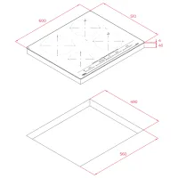 Plită încorporabilă cu inducție Teka IZC 64630 MST ST Vitroceramică/ Dark Gray photo 8